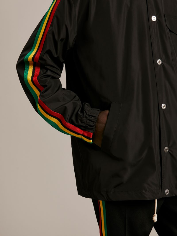 Palm Angels Miami Logo Jacket - Black