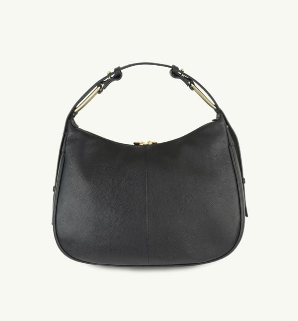 Apatchy London The Charlie Black Leather Bag