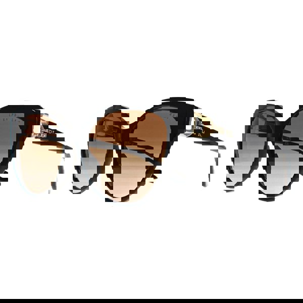 Ralph Lauren Sunglasses RL8215BU 500113 Shiny Black Brown Gradient