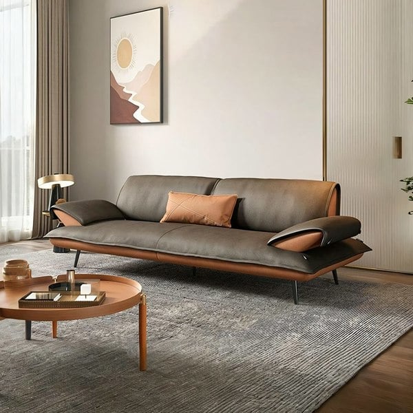 Julius S25 Three Seater Sofa, Leathaire-Weilai Concept-Weilai Concept