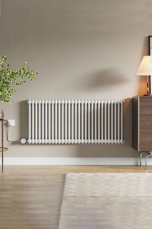 Living and Home 1200W Electric Radiator Wall Mounted WiFi Controlled 119cm x 60cm - White