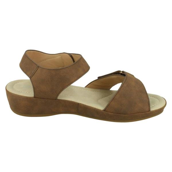 Spot On Ladies Spot On Low Wedge Sandals F00288