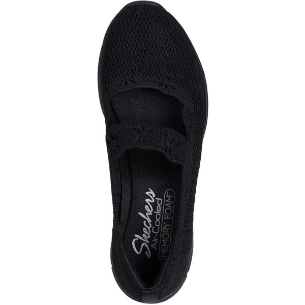 Skechers Seager Cute N' Coy Textile Women's Black Trainers