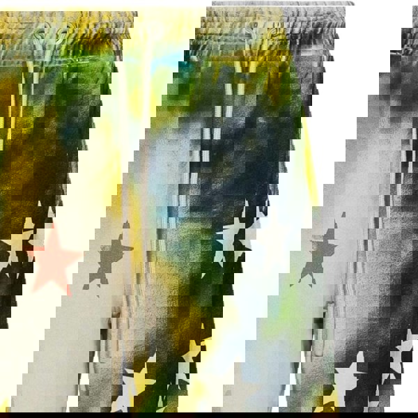 Palm Angels Sprayed Stars Vint Sweatshorts White S