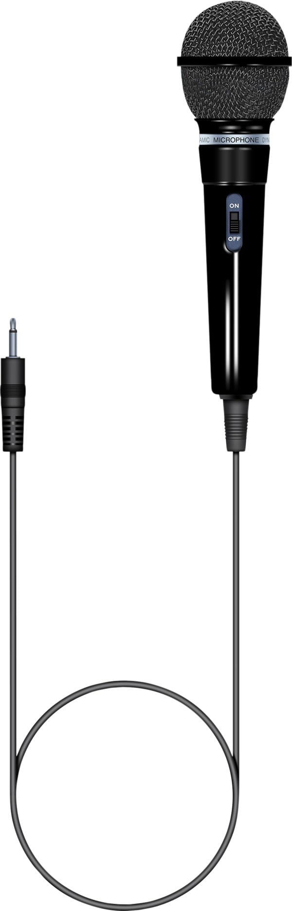 Mr Entertainer Black Plastic Microphone 3.5mm