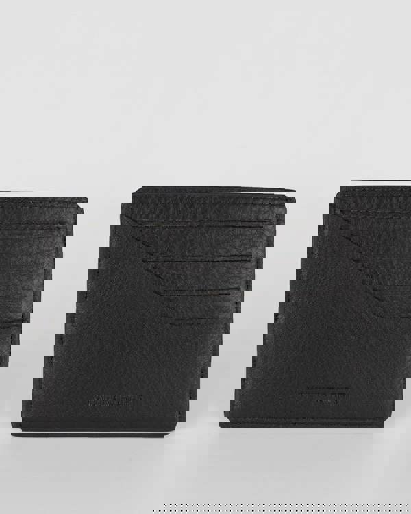 Larsson & Co Leather Card Holder With Painted Edge