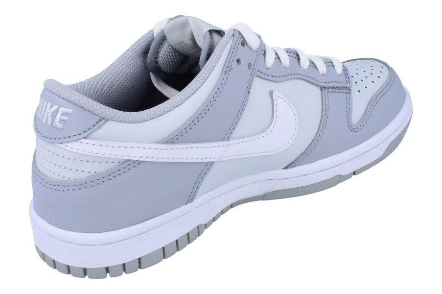 Nike Dunk Low GS Trainers Dh9765  001 - Pure Platinum White Wolf Grey 001 - Photo 2