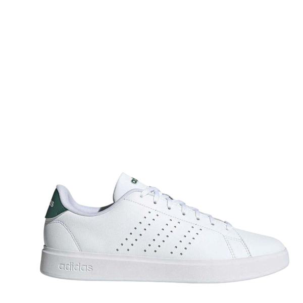 Adidas Mens Advantage Perforated Trainers - White/Green - 