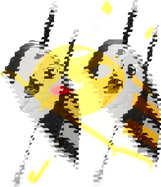 KAV Kids Transparent School Umbrella Boys and Girls - Sweet, Beautiful, Lightweight Design Dome Parasol for Your Child