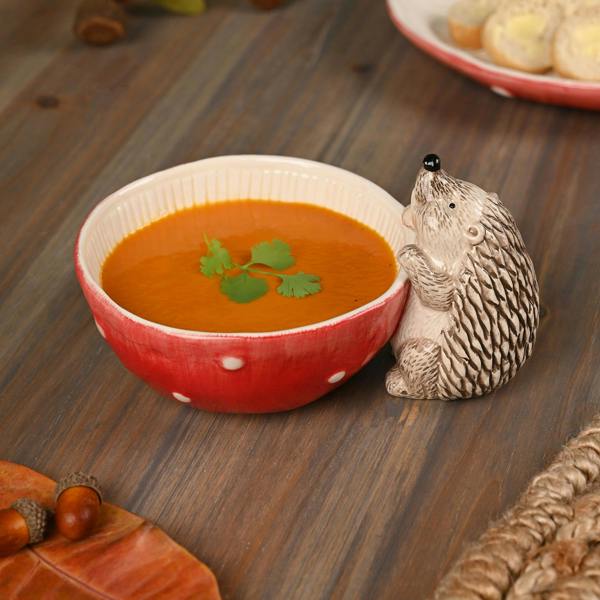 Country Living Toadstool & Hedgehog Serving Bowl