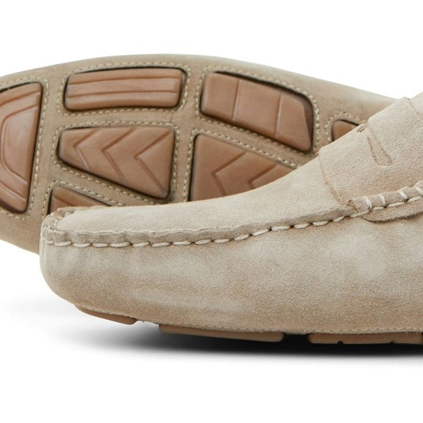 Jack & Jones Jensen Suede Men's Moonbeam Loafers - Beige