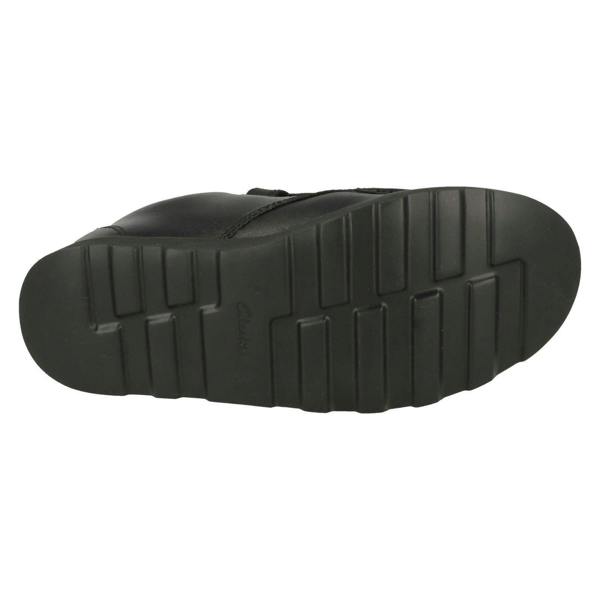 Clarks Boys Clarks Hook And Loop Fastening Formal Shoes Crown Tate