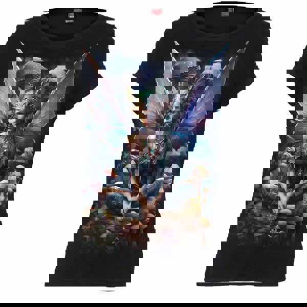 MAGICAL - Boatneck Cap Sleeve Top Black