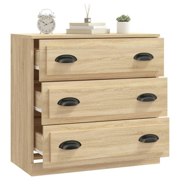 Berkfield Sideboard Sonoma Oak 70x35.5x67.5 cm Engineered Wood