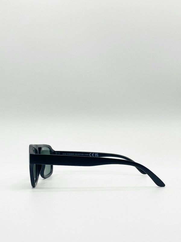 SVNX Navigator Retro Style Plastic Frame Sunglasses