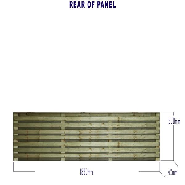 [amazon variation] roma double-slatted [6ft x 1ft, 2ft, 3ft, 4ft] 9