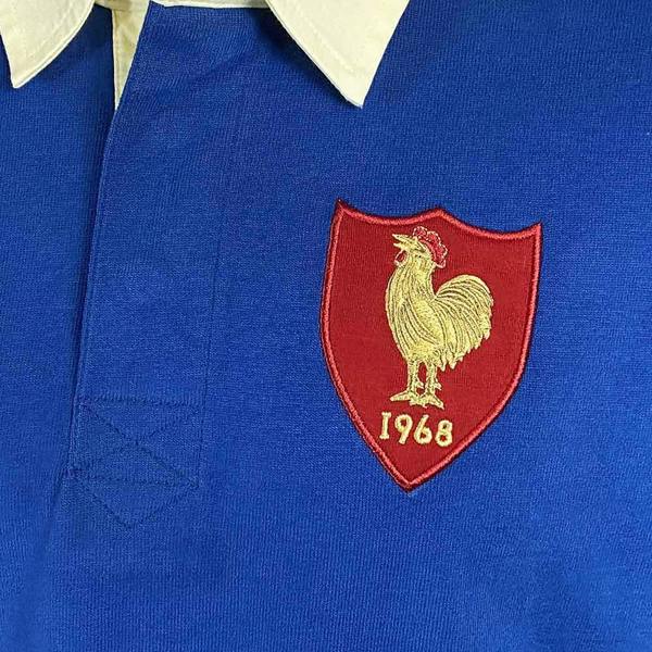 1968-France-Rugby-Shirt-Blue-Crest