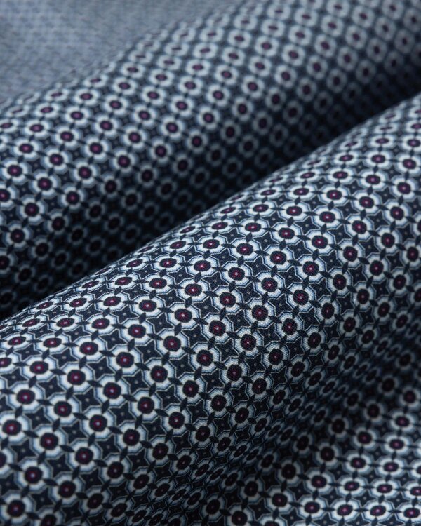 Steel & Jelly Limited Edition Navy Geometric Slim Fit Shirt
