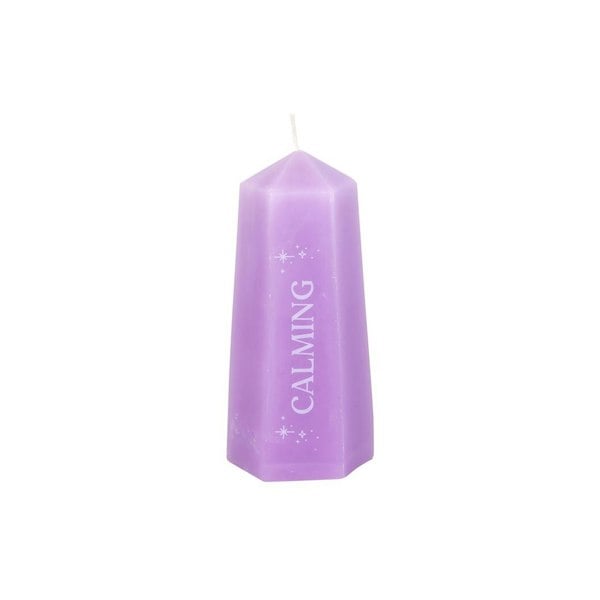 Serano Calming Crystal Candle with Rough Amethyst