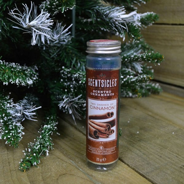 Samuel Alexander 6 Scentsicles Scented Hanging Ornaments Sticks - Two Dashes of Cinnamon