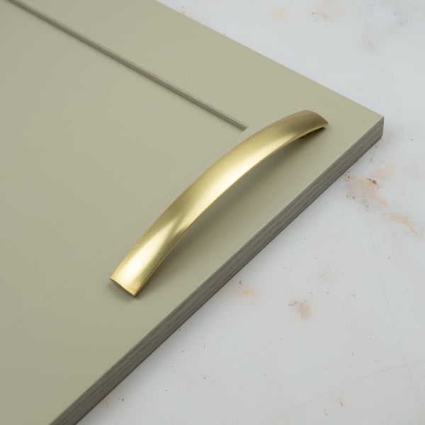 Handle & Home Brushed Brass Bow Cabinet Handle