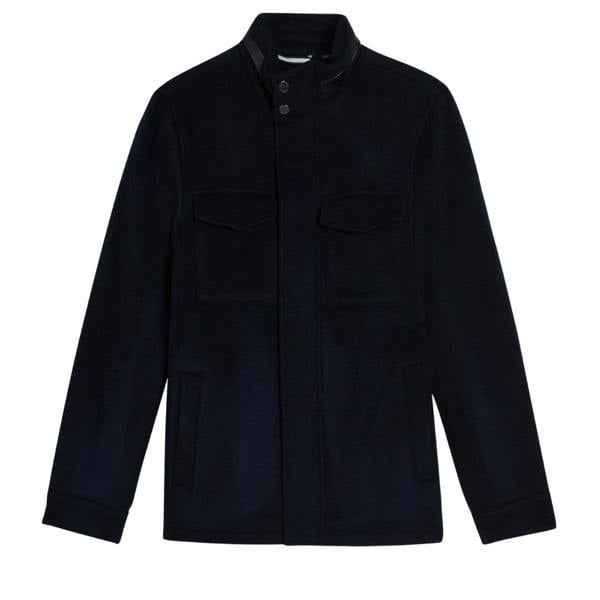 Ted Baker MMO KNOWL Funnel Neck Field Jacket 7