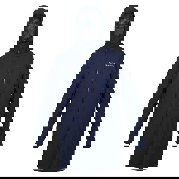 Regatta Mens Christian Lacroix Padded Long Waterproof Jacket - Navy