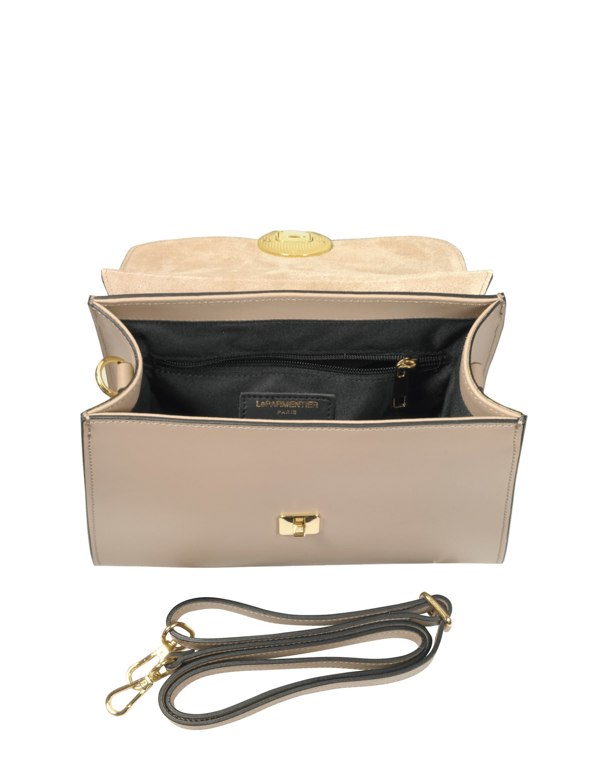 Le Parmentier Bombo Top-Handle Satchel Bag - Nude
