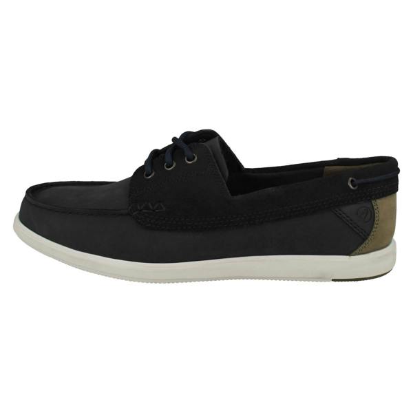 Clarks Mens Clarks Relaxed Style Lace Up Deck Shoes Bratton Boat