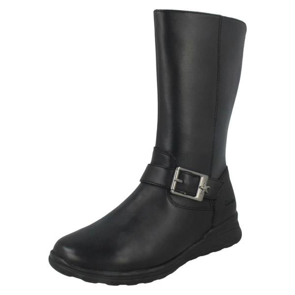 Clarks Girls Clarks Mid Calf Boots Mariel Star