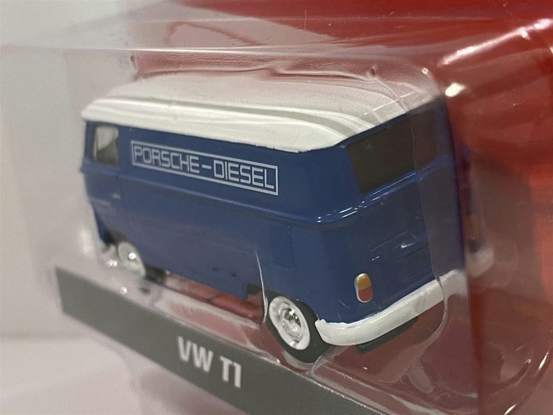 vw t1 porsche blue white schuco european classics 1:64 4800