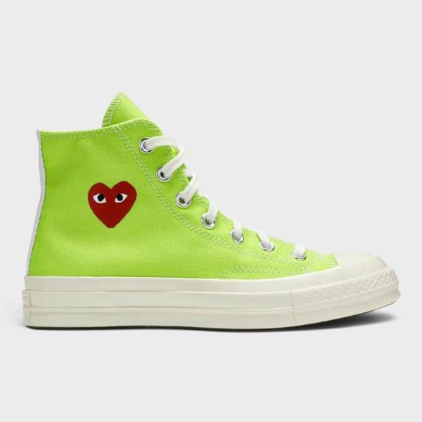 Converse Chuck Taylor All Star 70 Hi Comme des Garcons PLAY Bright Green