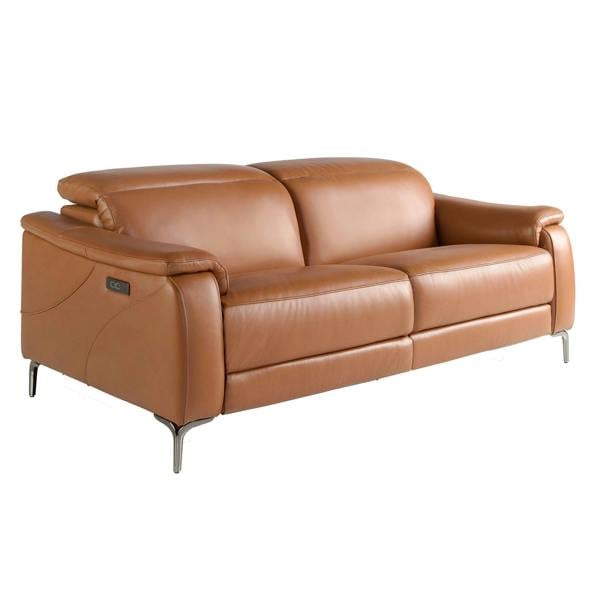 Angel Cerdá Relax sofa in brown leather 6180/6181