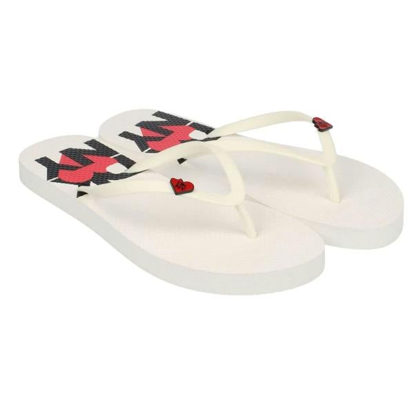 DKNY Womens/Ladies Zuni Flip Flops - White - 