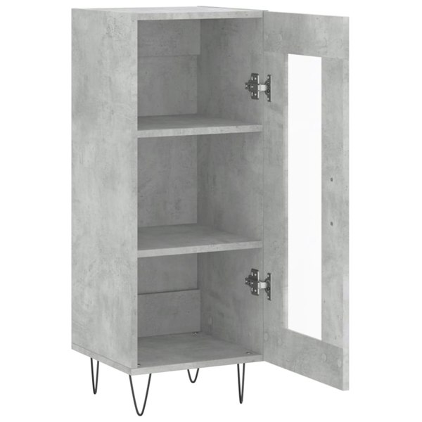 Berkfield Sideboard Concrete Grey 34.5x34x90 cm Engineered Wood