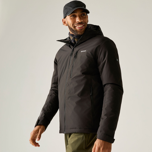 Regatta Mens Allston Waterproof Jacket - Black