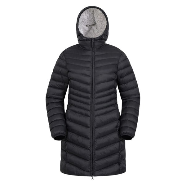 Mountain Warehouse Womens/Ladies Florence Faux Fur Lined Padded Jacket - Black