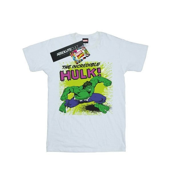 Marvel Mens Incredible Hulk T-Shirt - White