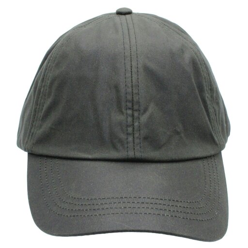 Heather Hats & Accessories Water Resistant Waxed Cotton Baseball Trucker Cap, Cotton Lining, Outdoor Wear, Olive