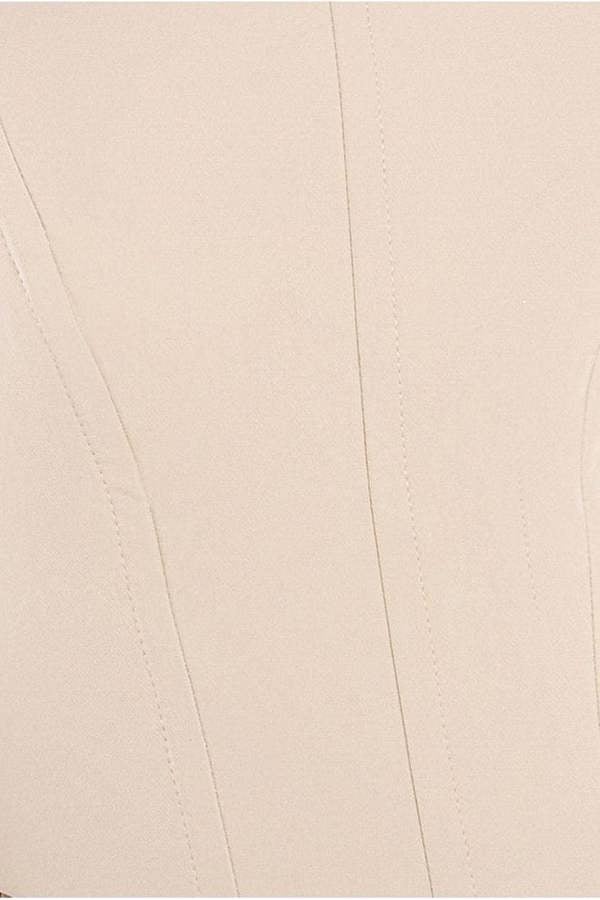 Compact Crepe Lace Up Corset T227