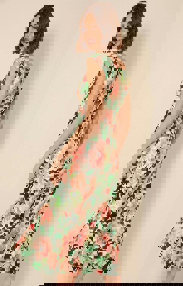 Alie Street London Luna Midi Dress - Peony Pink