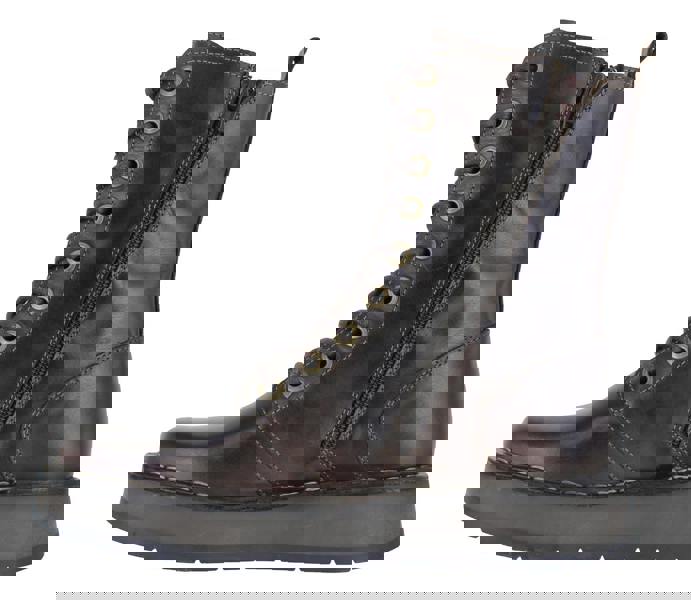 Fly London Rami Womens Zip Up Military Lace Up Style Ankle Boots