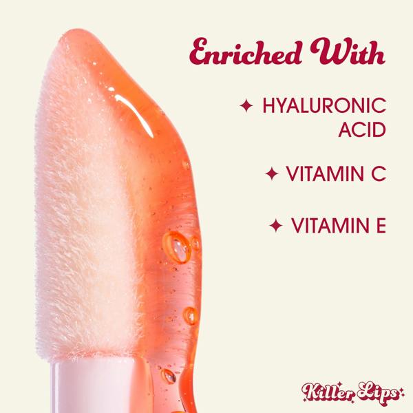 Killer Lips Super Juicy Lip Oil - Strawberry 3.8ml