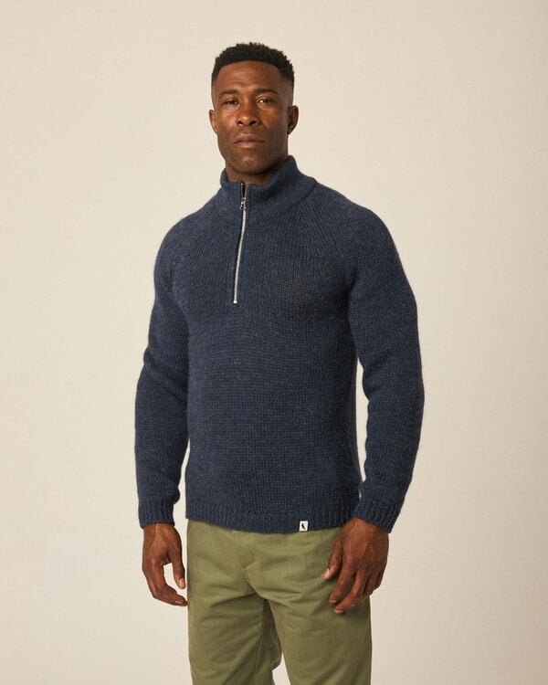 Peregrine Clothing Bristol Zip Neck Jumper