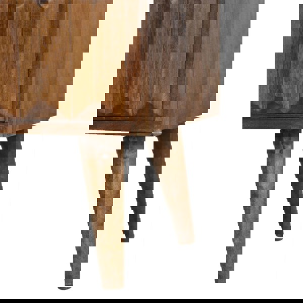 Artisan Furniture Solid Wood Chestnut Prism Sliding Media Unit