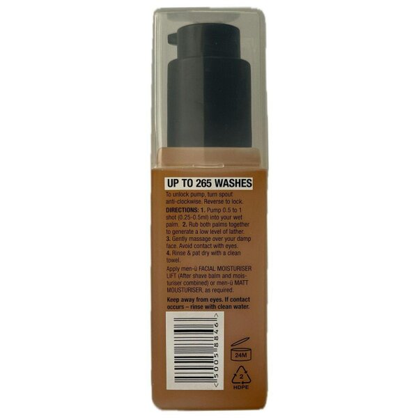 men-ü men-u Ultra Concentrate Daily Refresh Shampoo, Citrus Mint Shower Gel + Facial Wash