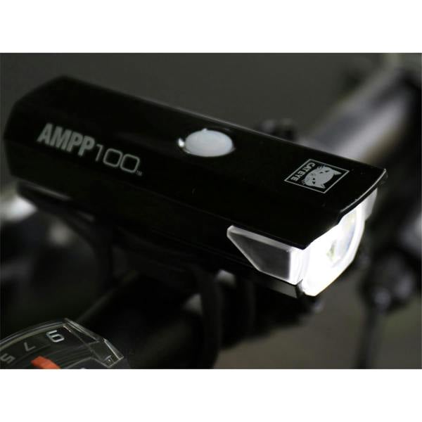 CatEye AMPP 100 Front Bike Light 100 Lumen USB Rechargeable Cycling IPX4