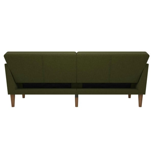 Dorel Home Novogratz Regal sofa bed in green fabric