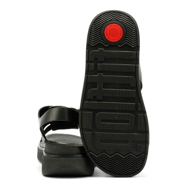 FitFlop GEN-FF Fisherman Leather Women's Sandals - Black