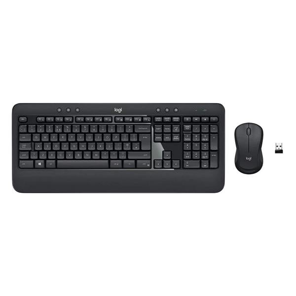Dyzi MK540 Wireless Keyboard Mouse Combo 2.4GHz USB Full Size Black